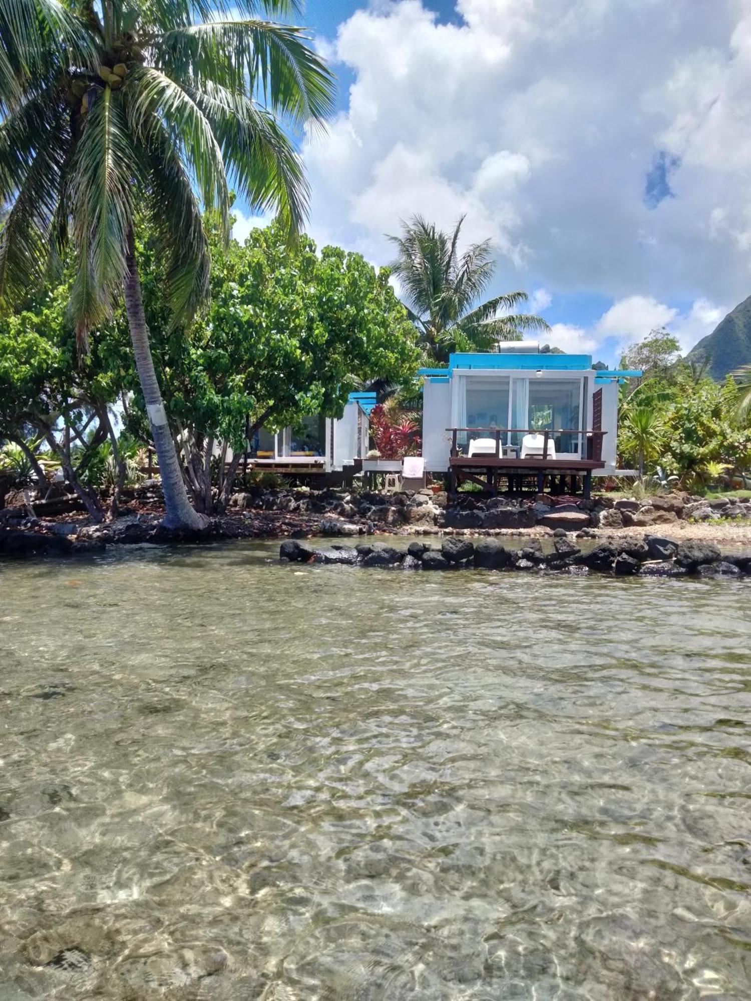 Bungalow Vue Lagon 180 Degre, La Maison Bleue Moorea Exterior foto