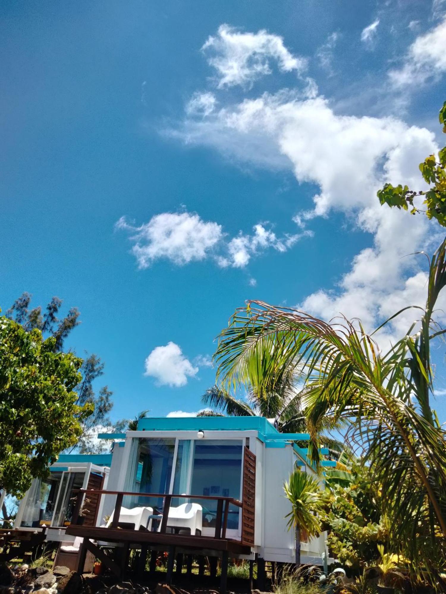 Bungalow Vue Lagon 180 Degre, La Maison Bleue Moorea Exterior foto