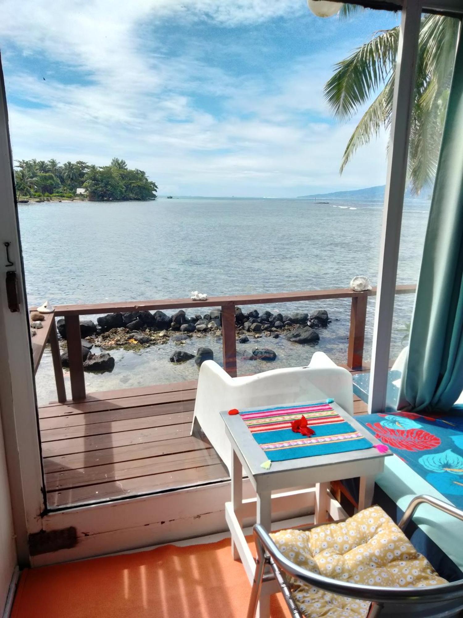 Bungalow Vue Lagon 180 Degre, La Maison Bleue Moorea Exterior foto